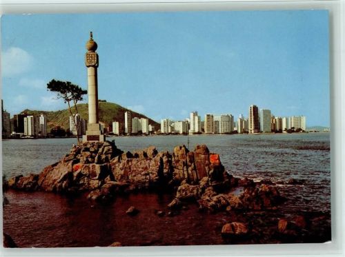 Sao Paulo San Vincente Monument im Wasser