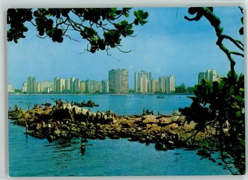 Sao Paulo - Strand und Hochhäuser S. Vincente
