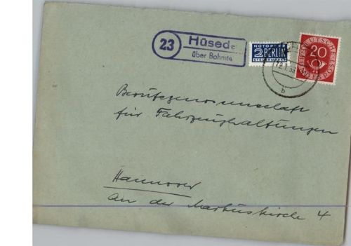 Hüsede Landpoststempel