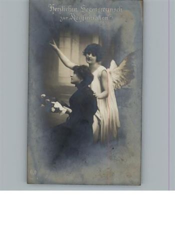 Konfirmation Engel, Fotokarte