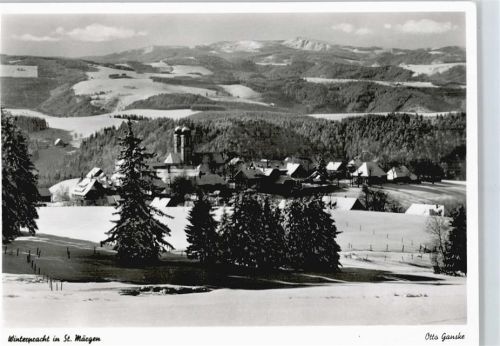 St. Märgen Winter-Karte