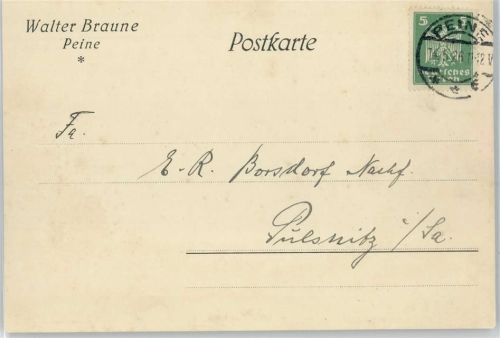 Peine Walter Braune