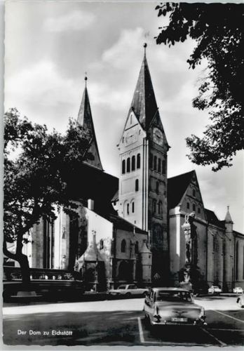 Eichstätt Dom Uhr Auto Baum