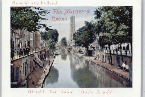 Utrecht Fluss Boot Brücke Fußgänger