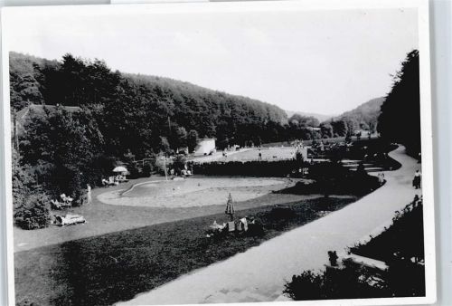 61276 W6395 Emmershausen - Foto-Karte, Schwimmbad