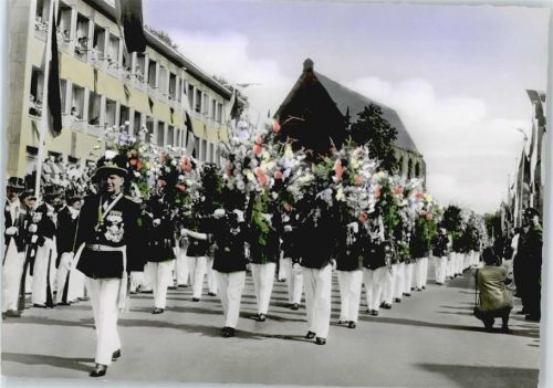 Neuss Schützenfest Blumen Haus