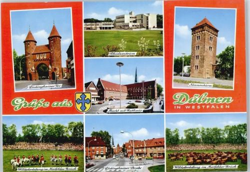 Dülmen Tor Rathaus Markt Lüdinghauser Straße Fest