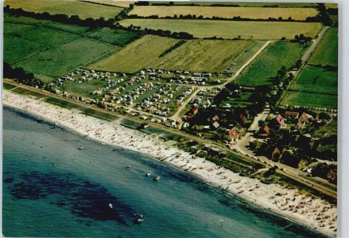Oehe Fliegeraufnahme Meer Strand Camping