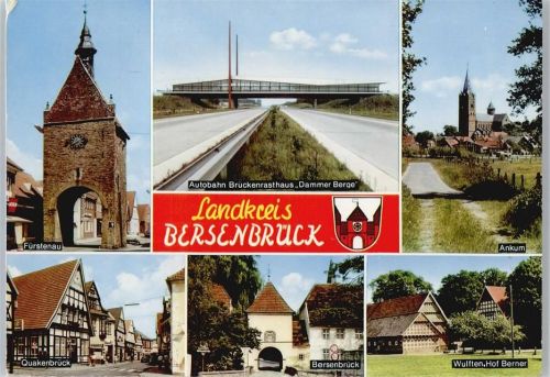 Bersenbrück Autobahnbrücke Dammer Berge , Hof Berner , Ankum