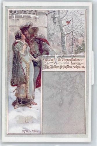 Bund der Deutschen in Niederösterreich No 76 , Neujahr , sign. R.Dutz