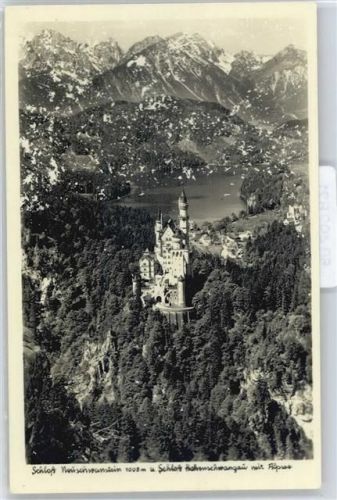 Neuschwanstein Fliegeraufnahme