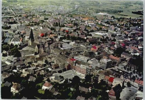 Bocholt Fliegeraufnahme Gesamtansicht Haus Baum