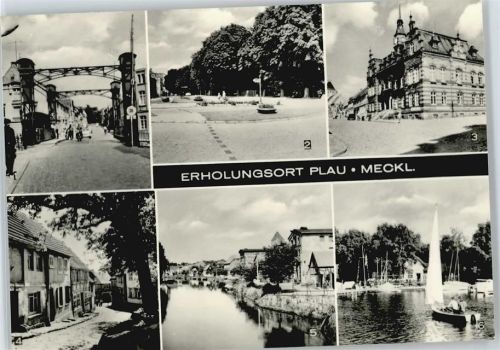 Plau Rathaus, Große Burgstraße, Burgplatz, Am Eichberge