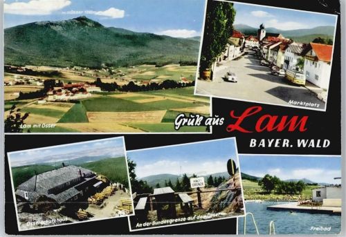 Lam Osserschutzhaus, Bundesgrenze, Freibad, Marktplatz