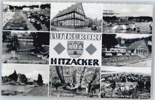 Hitzacker Schwimmbad, Altes Zollhaus, Kurhotel Waldfrieden, Kirche