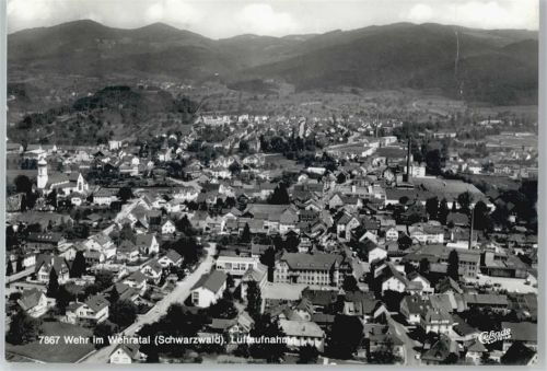 Wehr Fliegeraufnahme Berg Panorama