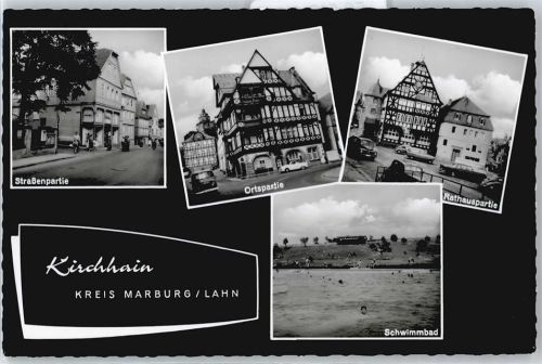 Kirchhain Schwimbad, Rathaus, Ortspartie