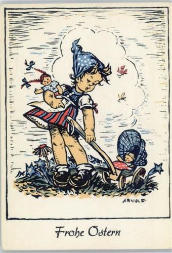Arnulf , Ostern , Puppenwagen AKU2
