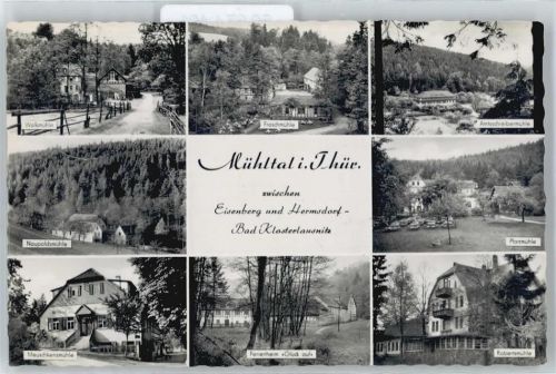 Bad Klosterlausnitz Walkmühle, Naupoldsmühle, Meuschkensmühle, Ferienheim Glückauf, Robertsmühle, Pfarrmühle, Frschmühle AKU1