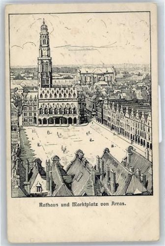 Arras Rathaus, Marktplatz