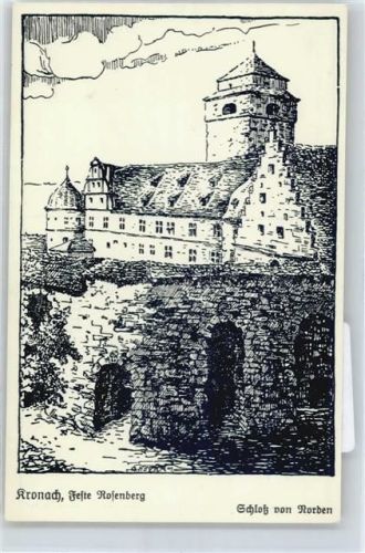 Kronach Feste Rosenberg , sign.G.H
