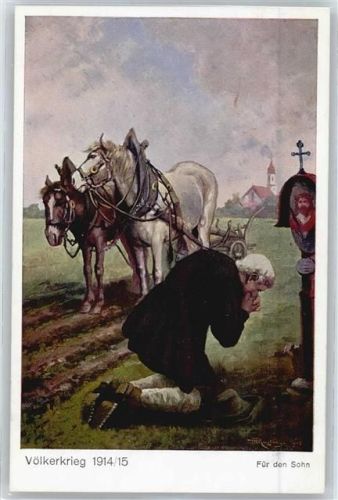 Völkerkrieg 1914/15, Gebet für den Sohn