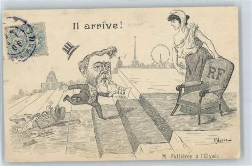 M.Falliers , sign. M.Assus , angekommen