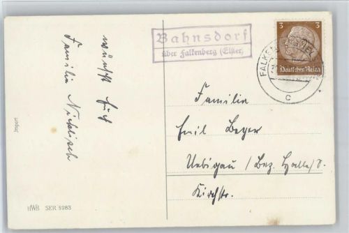Bahnsdorf Landpoststempel , Neujahr Münzen