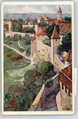 Rothenburg , Stadtmauer