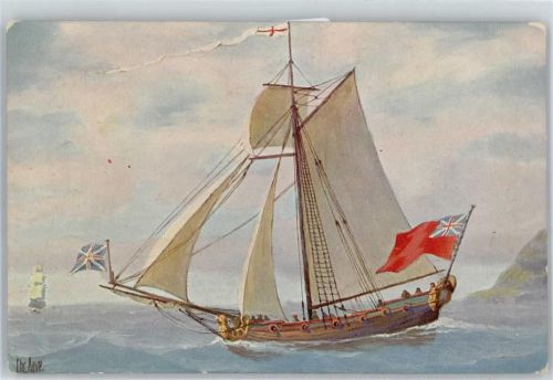 No.127 , englische Jacht