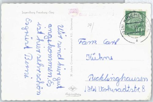 Freusburg Landpoststempel, Jugendburg