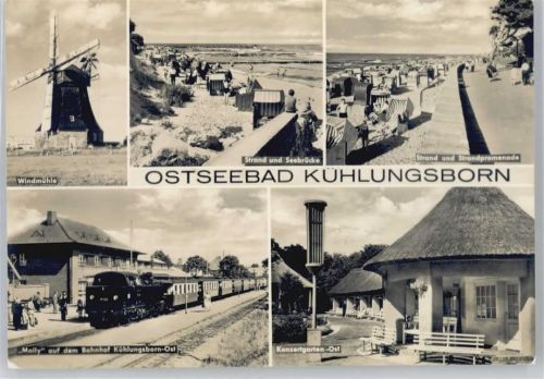 Kühlungsborn Windmühle, Molly, Bahnhof, Konzertgarten, Strand