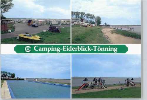 Tönning Campingplatz Eiderblick, Freibad, Spielplatz