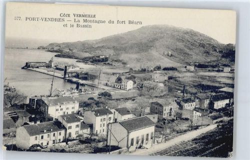 Vendres Hafen ,Bahnhof