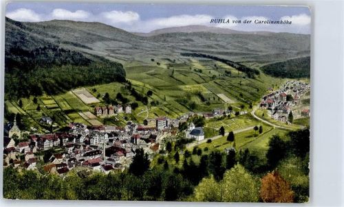 Ruhla Blick von der Carolinenhöhe