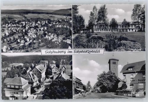 Schömberg Kurhaus, An der Linde, Kirche, Liebenzeller Straße, Krone, Hotel