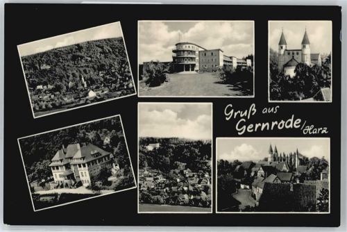 Gernrode Gesamtansicht, Kirche