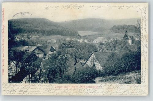 Lauenstein Blick vom Krähenberg