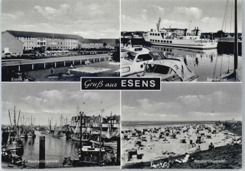 26427 W2943 Esens - Hafen Bensersiel, Schiff, Neuharlingersiel