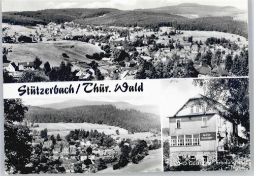 Stützerbach Gesamtansicht, HO-Gaststätte Erholung