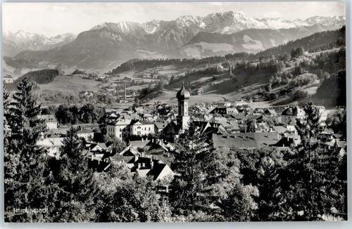 Immenstadt Blick zu den Allgäuer Alpen