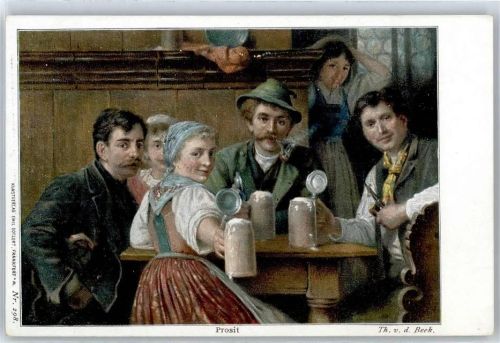 Beek, Th. . Prosit , Bierkrüge