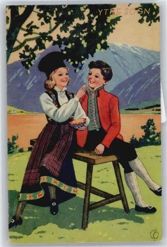 Trachten Ytre Sogn, Norske Bunadkort