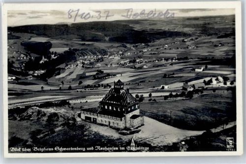 Neuhausen Fliegeraufnahme, Berghaus Schwartenberg