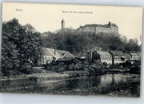 Greiz Blick auf das Obere Schloß