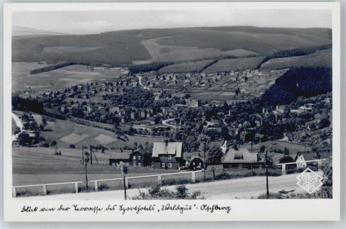 08248 O9650 Sachsenberg-Georgenthal - Blick vom Sporthotel Waldgut