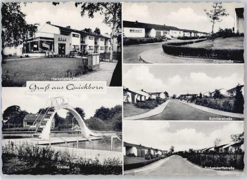 Quickborn Harksheider Weg, Kleiststraße, Schillerstraße, Eichendorffstraße, Schwimmbad