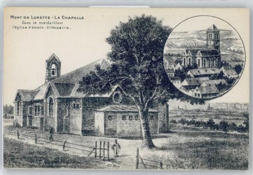 Ablain-Saint-Nazaire Mont de Lorette, La Chapelle, Kirche