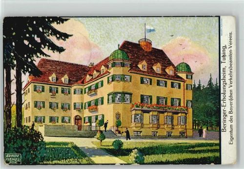 Tutzing Beringer-Erholungsheim Sign. Edwin Henel