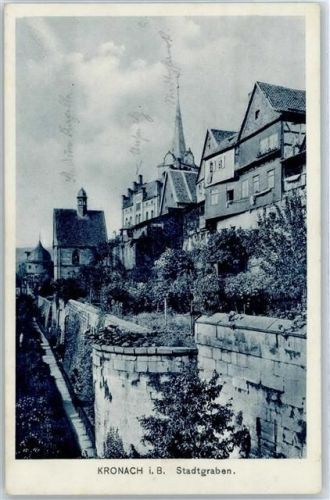 96317 W8640 Kronach , Oberfr - Stadtgraben